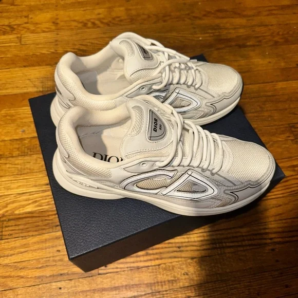 Dior b30 White Mesh and Technical Fabric